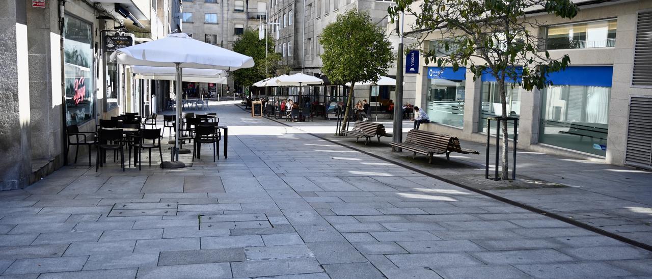 La calle Padre Luis es una de las afectadas por el "botellón"