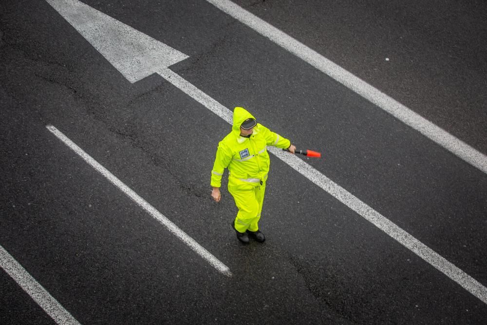 Cortada la CV-31 en Paterna