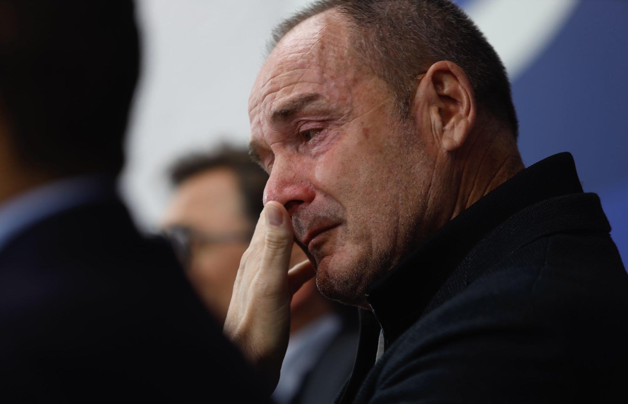 La emocionante presentación de Víctor Fernández en su regreso al Real Zaragoza