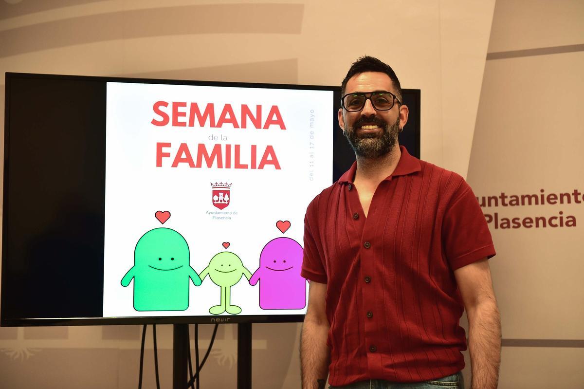 El concejal de Infancia y Familia de Plasencia, David Calvo.