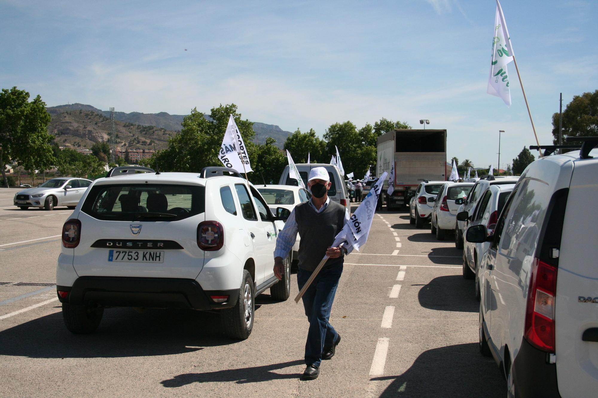 Protesta en defensa del Trasvase en Lorca