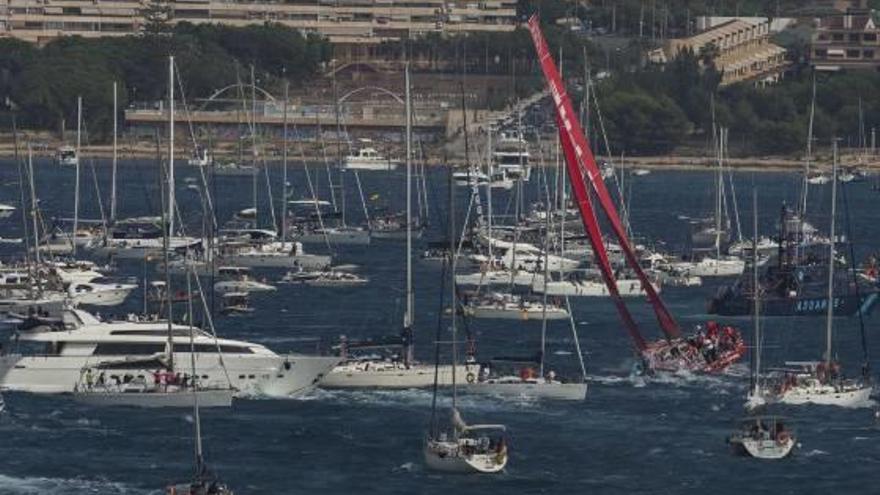 Una imagen de la última edición de la Volvo Ocean Race con salida en Alicante el pasado octubre.