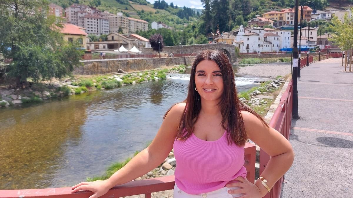 Lorena Pérez en Cangas del Narcea.