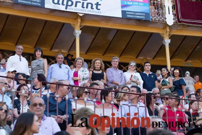 Ambiente en la corrida de rejones de la Feria de Murcia
