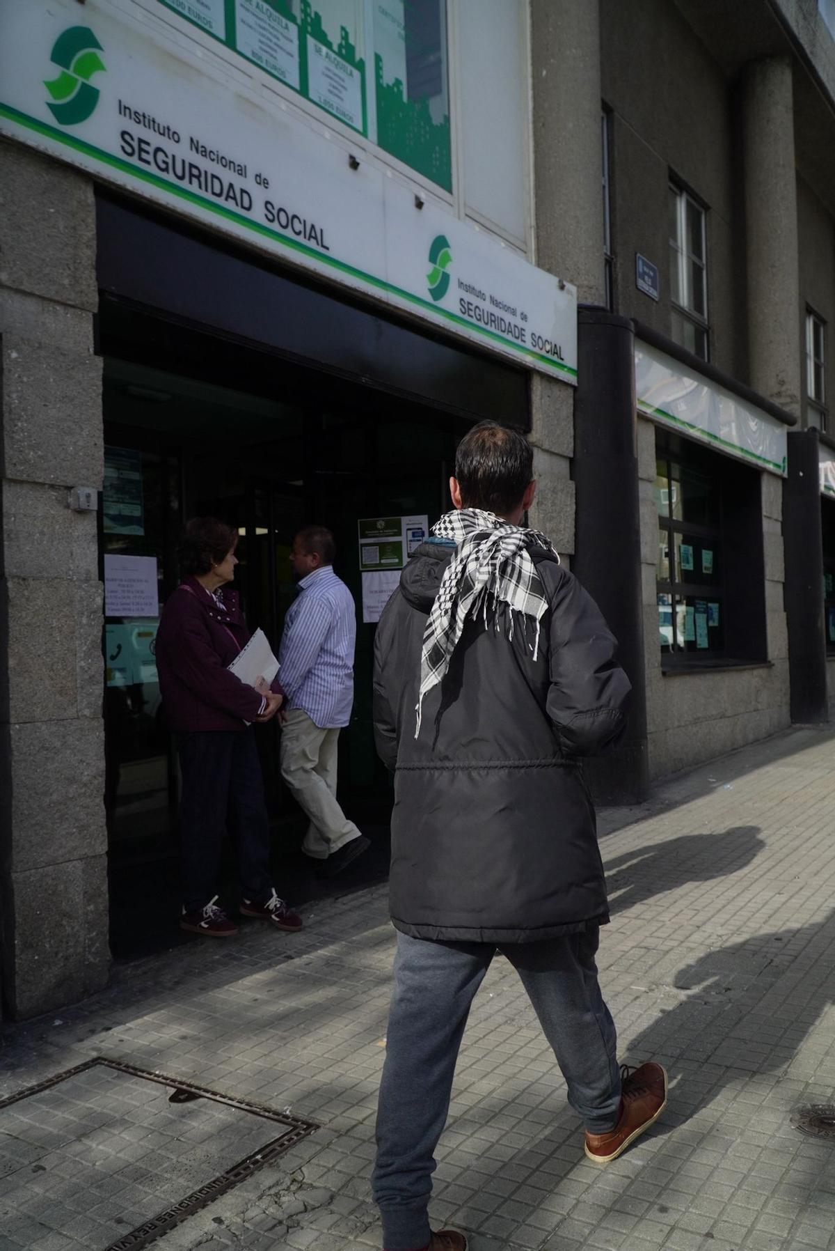 Una de las oficinas de la Seguridad Social de la ciudad de A Coruña en la que los inmigrantes pueden regularizar su situación.