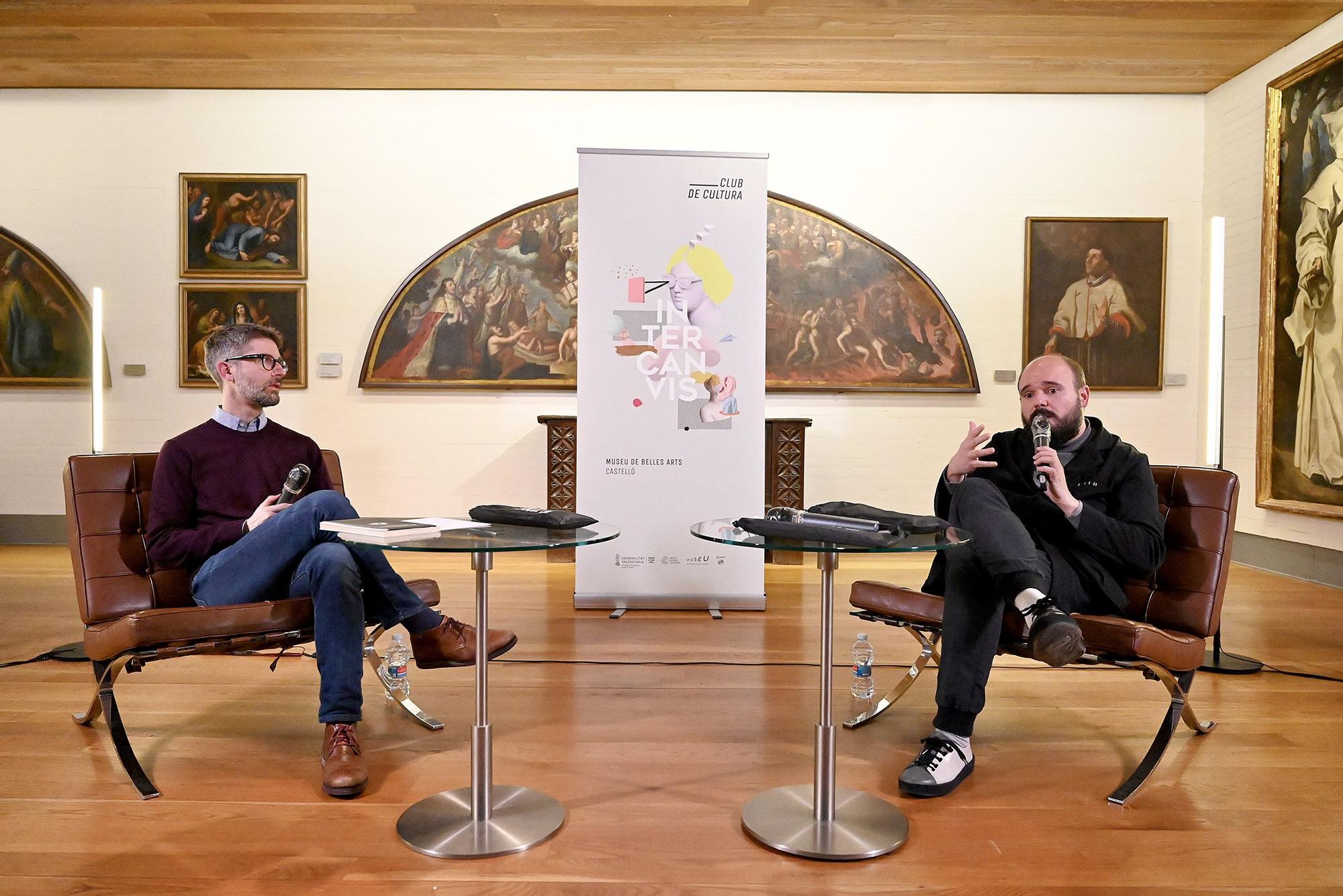 Niño de Elche habla de su arte y su cante en el Museu de Belles Arts de Castelló