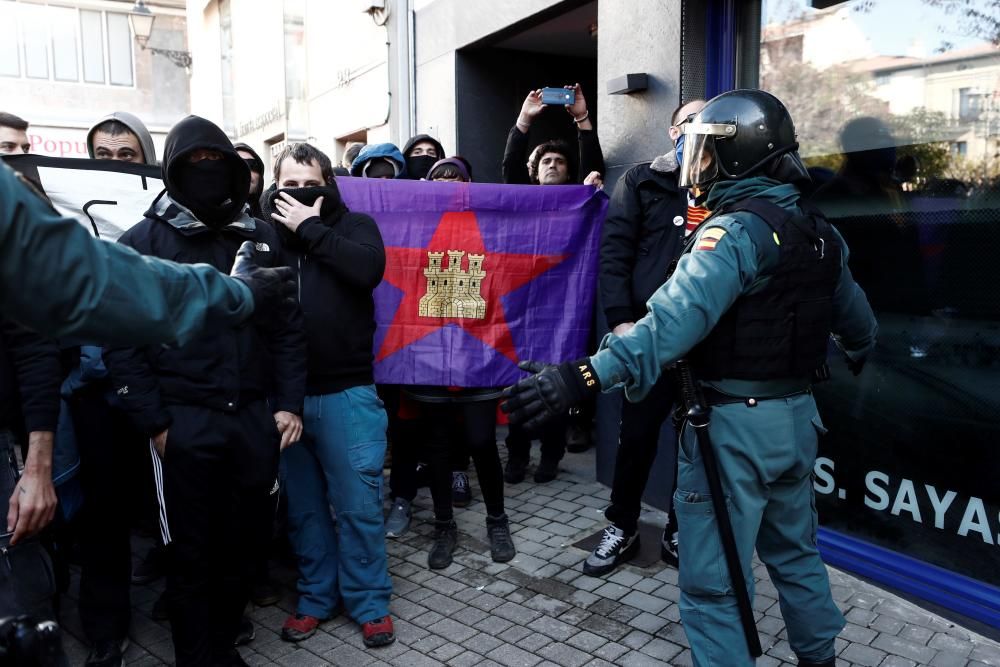 Tensión en el acto de Ciudadanos en Alsasua