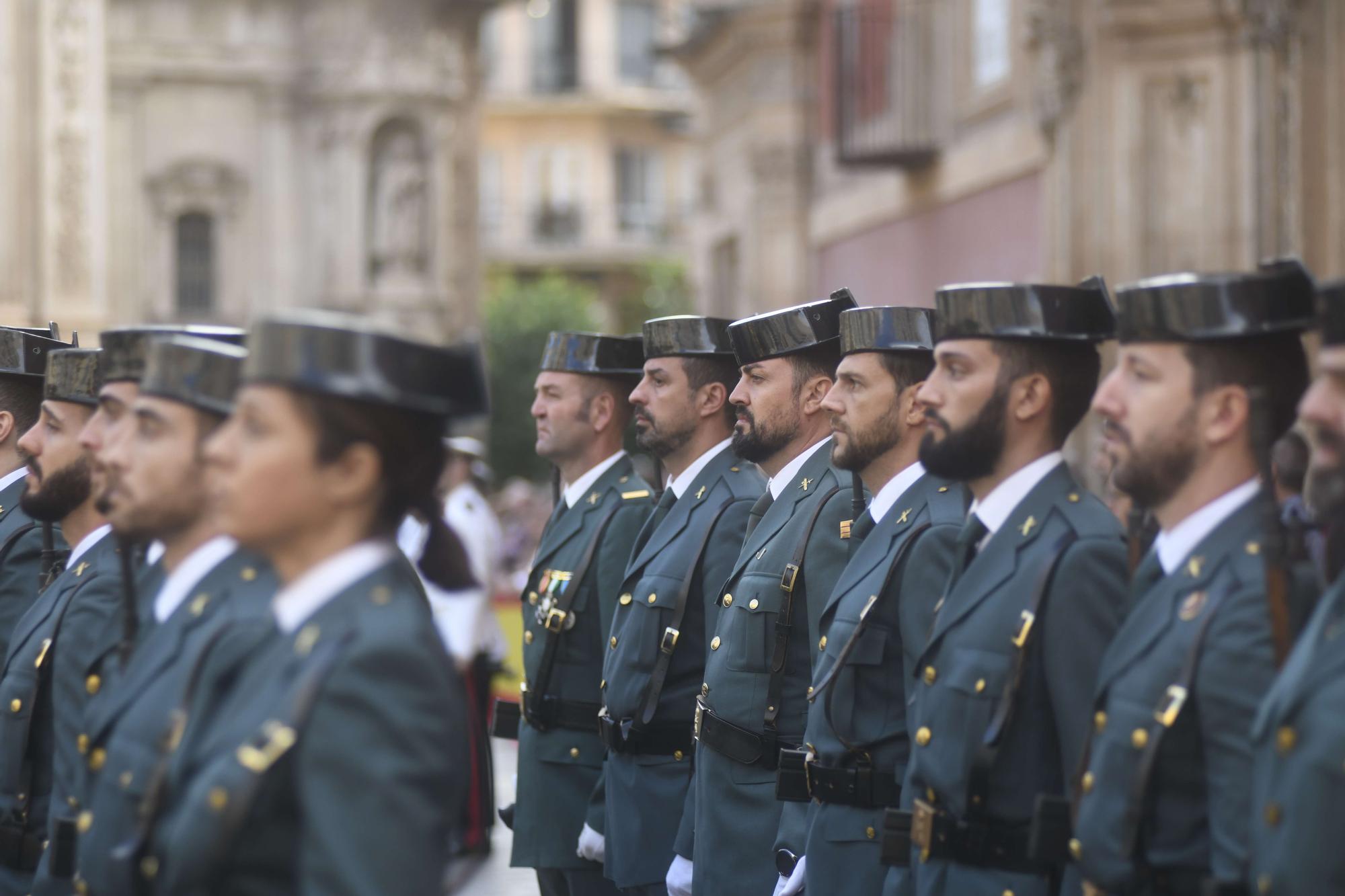 Acto institucional de la Guardia Civil en Murcia por el día de su Patrona