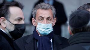 El expresidente francés Nicolas Sarkozy, el pasado 11 de marzo en París.