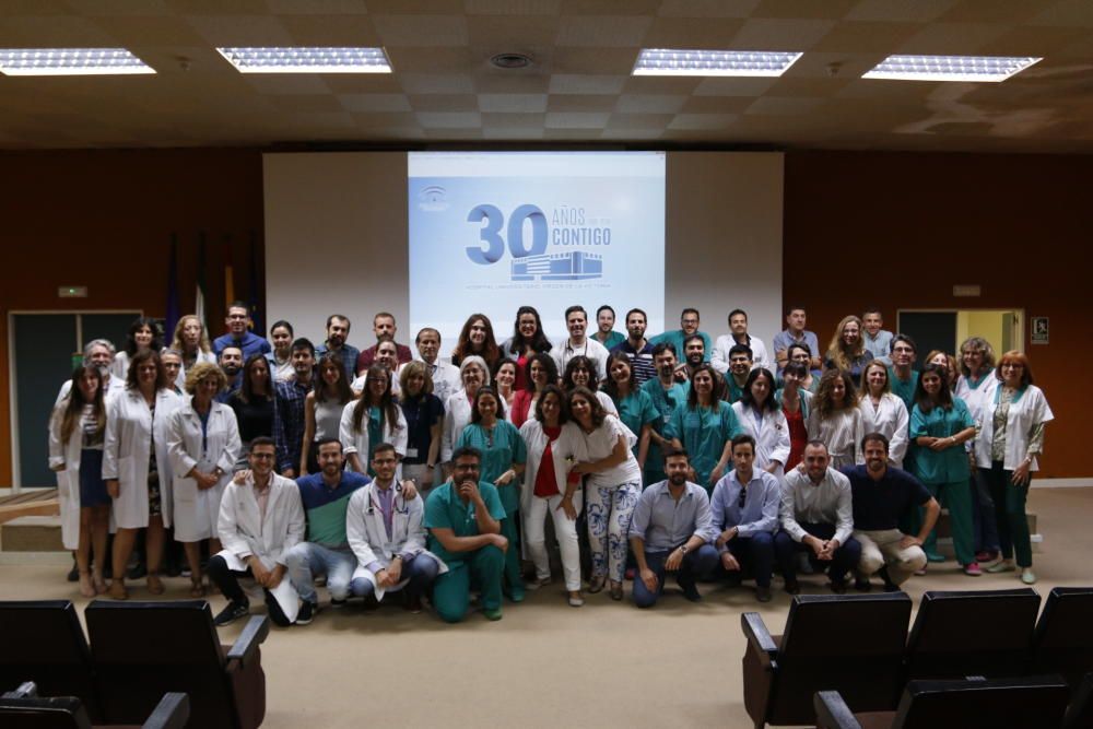 Acto de clausura de la nueva promoción de profesionales que culminan la residencia en el Hospital Clínico de Málaga