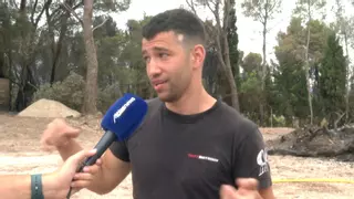 El miedo se apodera de los vecinos afectados por el incendio de Tarragona: "Creía que no iba a salir de ahí"