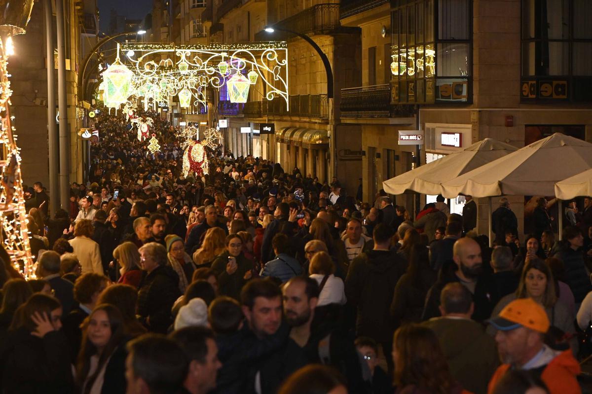 Príncipe, abarrotada durante el pasado mes de diciembre.