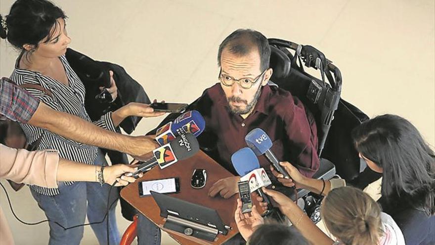 Echenique insiste en buscar una solución política al conflicto