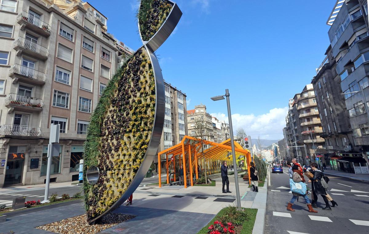 Rampas en Gran Vía: Gran Vía completa su arcoíris
