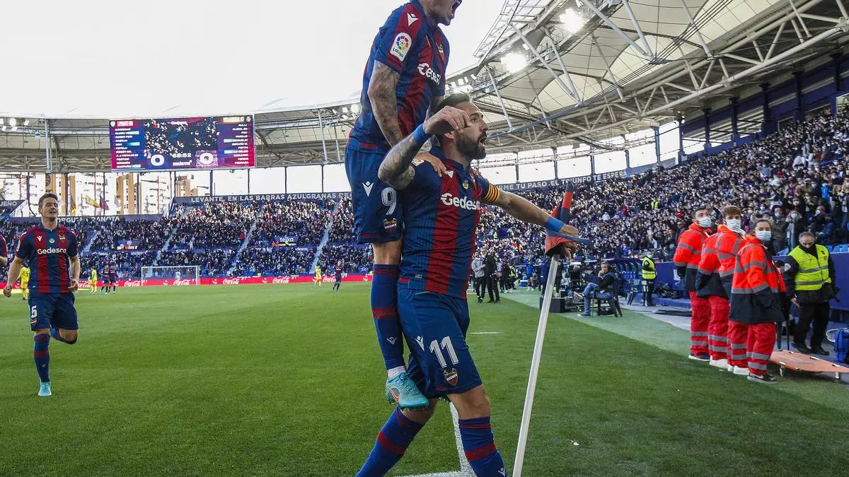 El Levante se gana otra vida a costa de un Villarreal en clave Bayern (2-0)