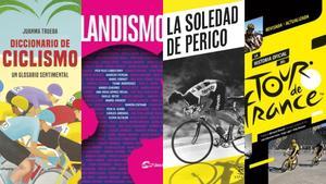 Cuatro de los libros recientemente publicados sobre el mundo del ciclismo
