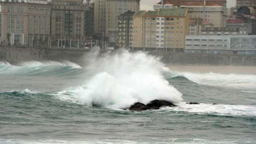 Alerta naranja en la costa gallega