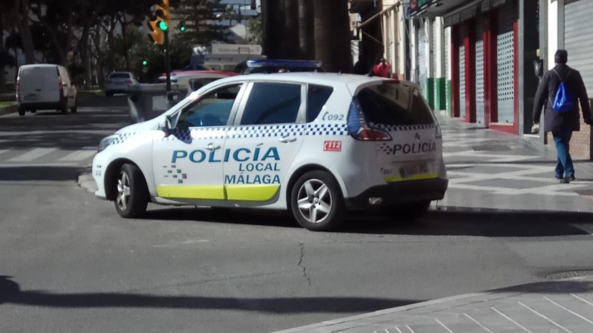 Vehículo de la Policía Local.