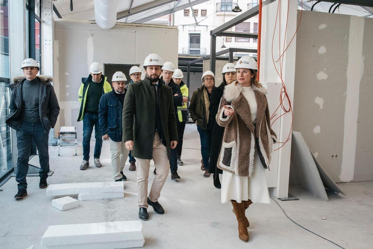 El nuevo mercado provisional de Castelló en imágenes