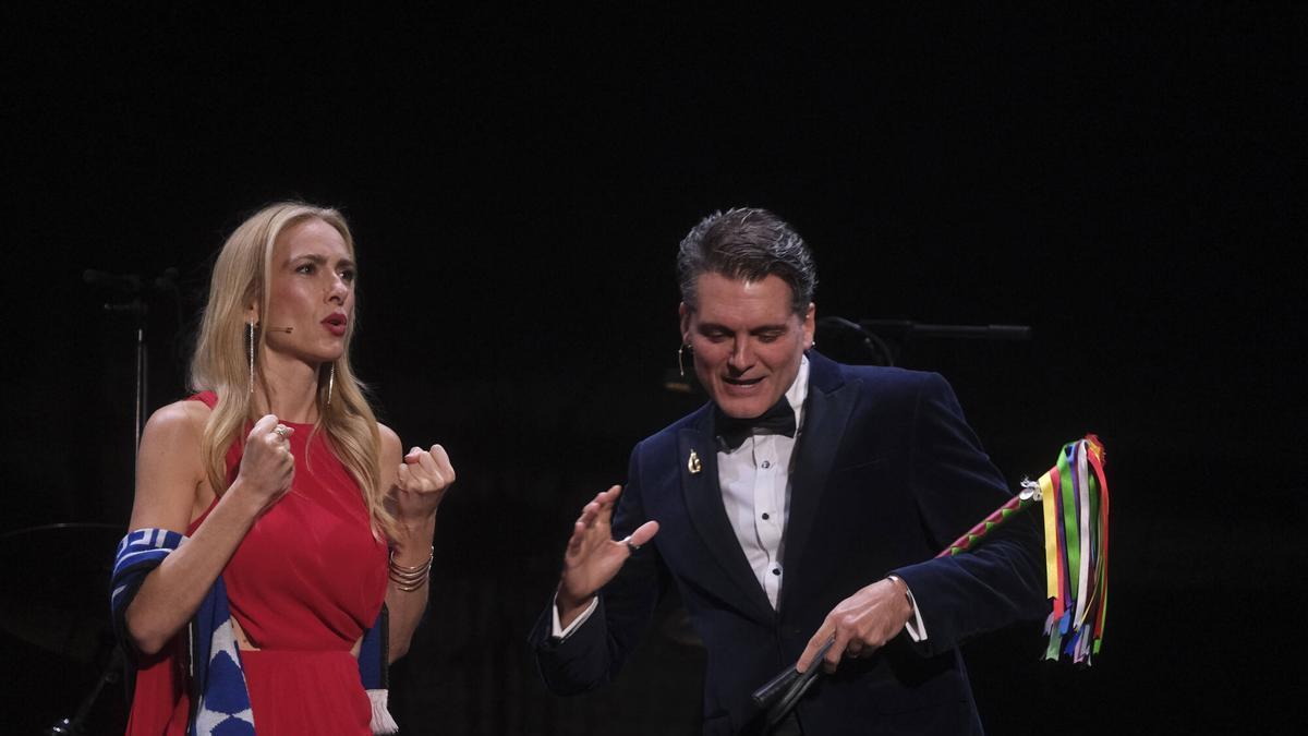 Salva Reina y Kira Miró durante la gala del Festival de Málaga 2026.