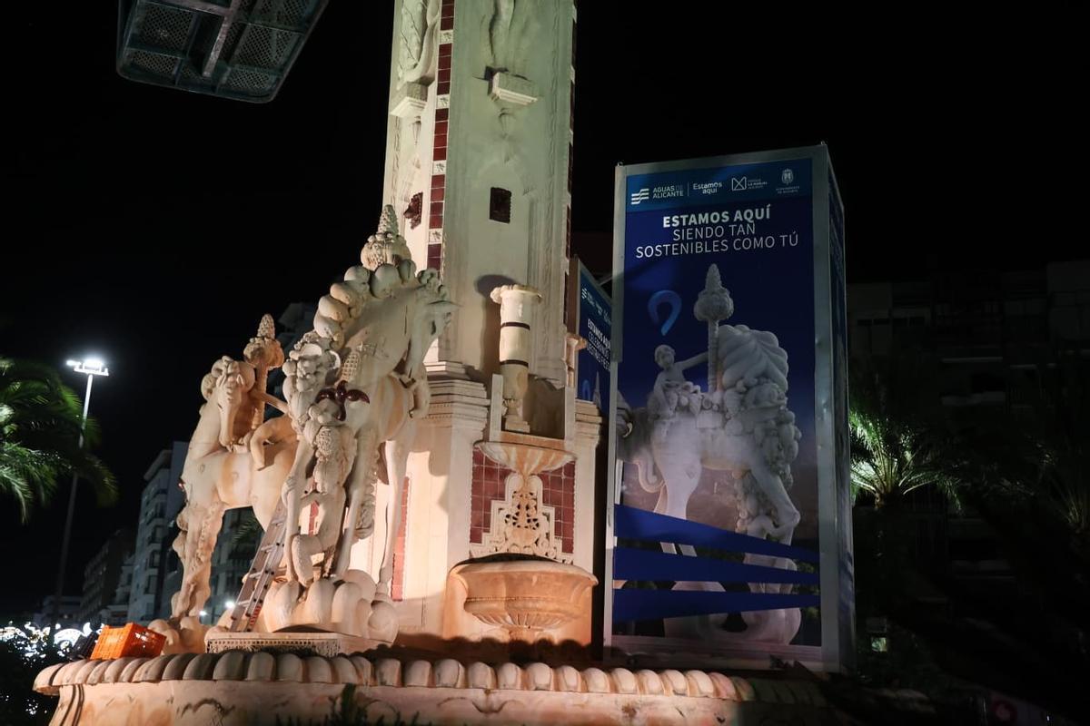 Alicante ya protege a la fuente de Luceros del terremoto de las mascletás de Hogueras Alicante ya protege a la fuente de Luceros del terremoto de las mascletás de Hogueras