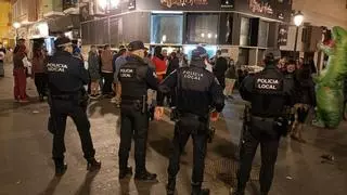 Balance del Sábado Ramblero de la Policía Local: sin macrobotellones en la noche del Carnaval