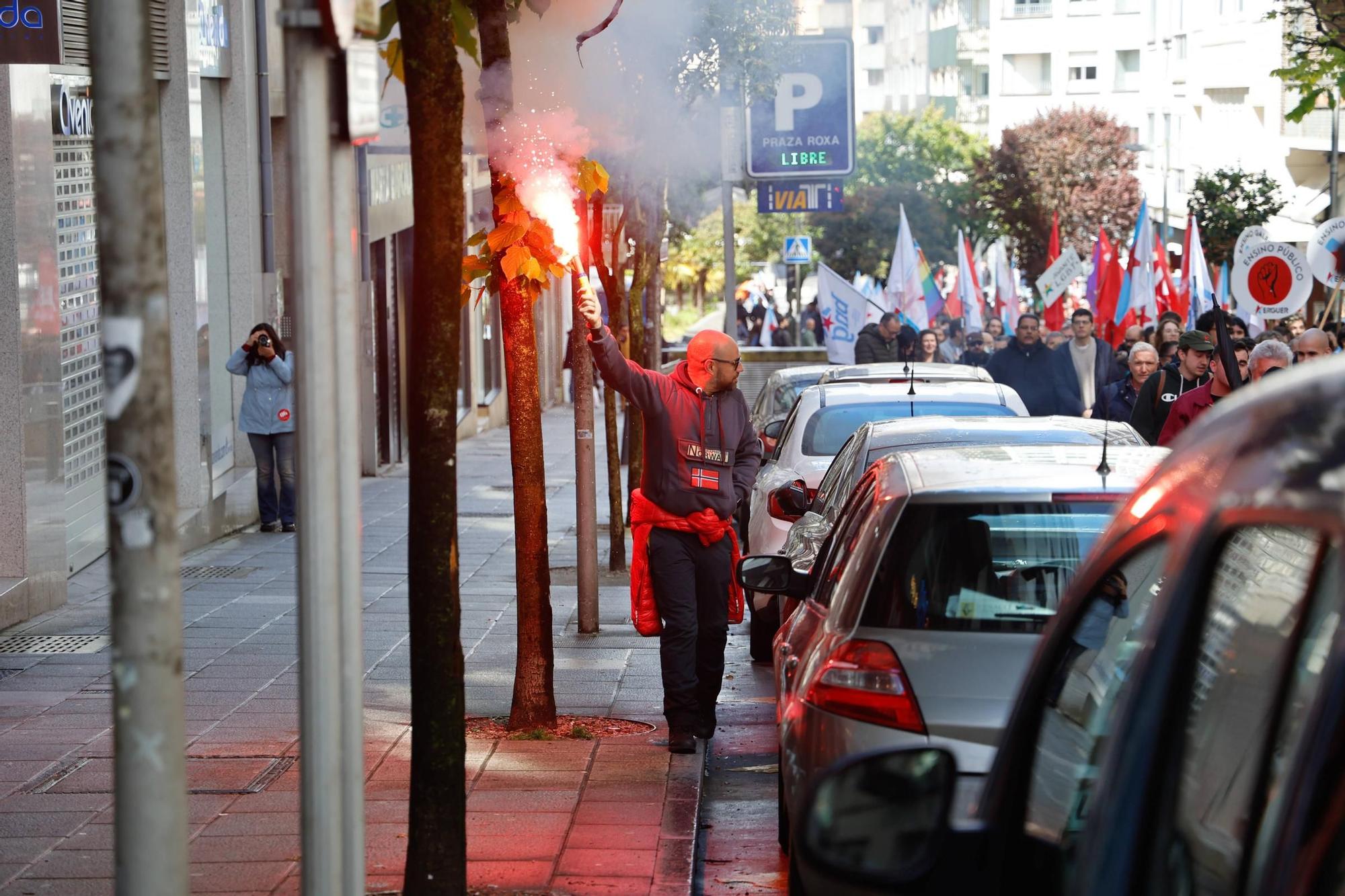 El Día del Trabajo en Santiago, en imágenes