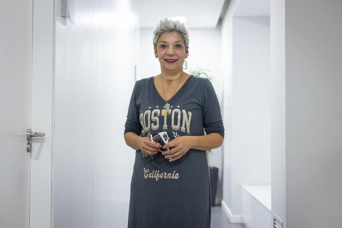 Ana Fernández en su consulta ginecológica, este jueves.