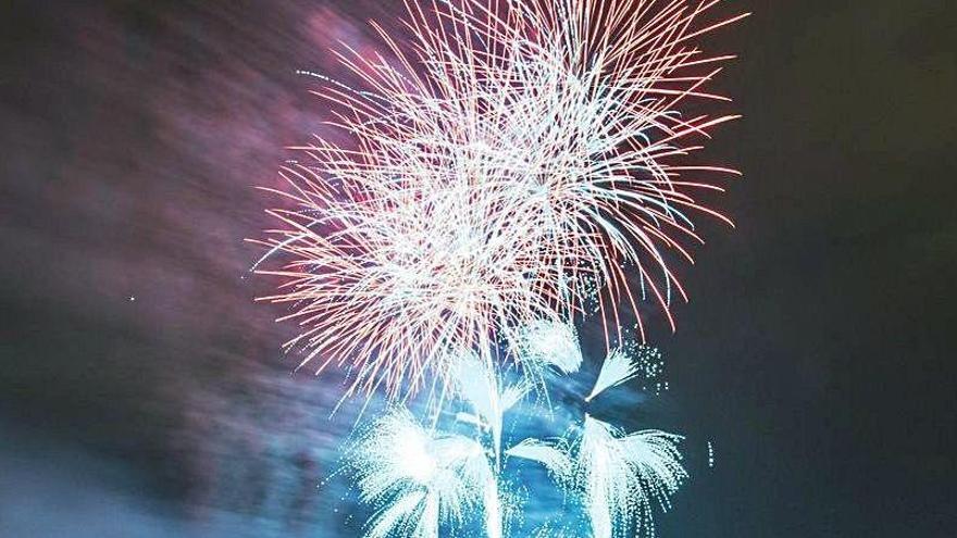 El castell de focs al parc de l&#039;Agulla la festa major passada