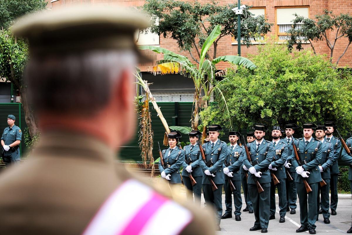 Imagen del acto celebrado este miércoles en la Comandancia de Castellón.