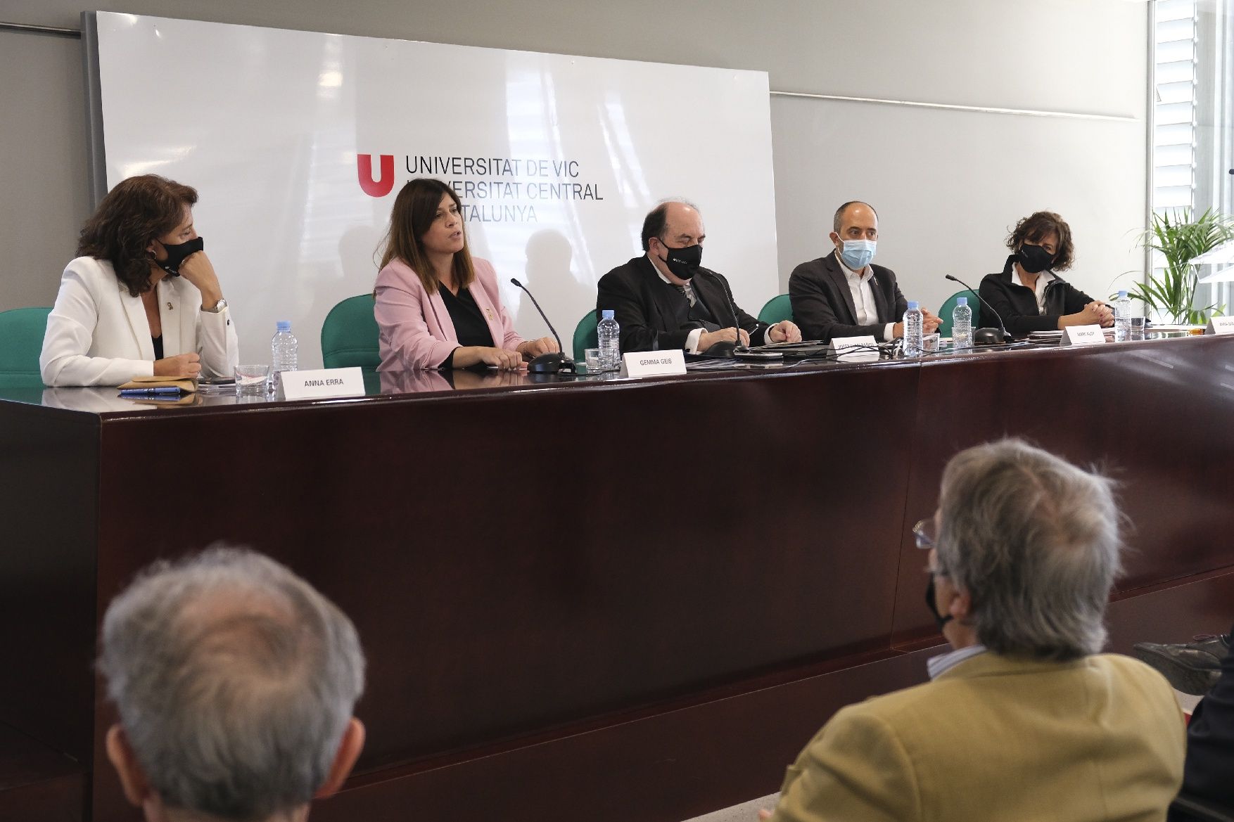 La inauguració del curs acadèmic 2021-22 de la UVic-UCC, en imatges