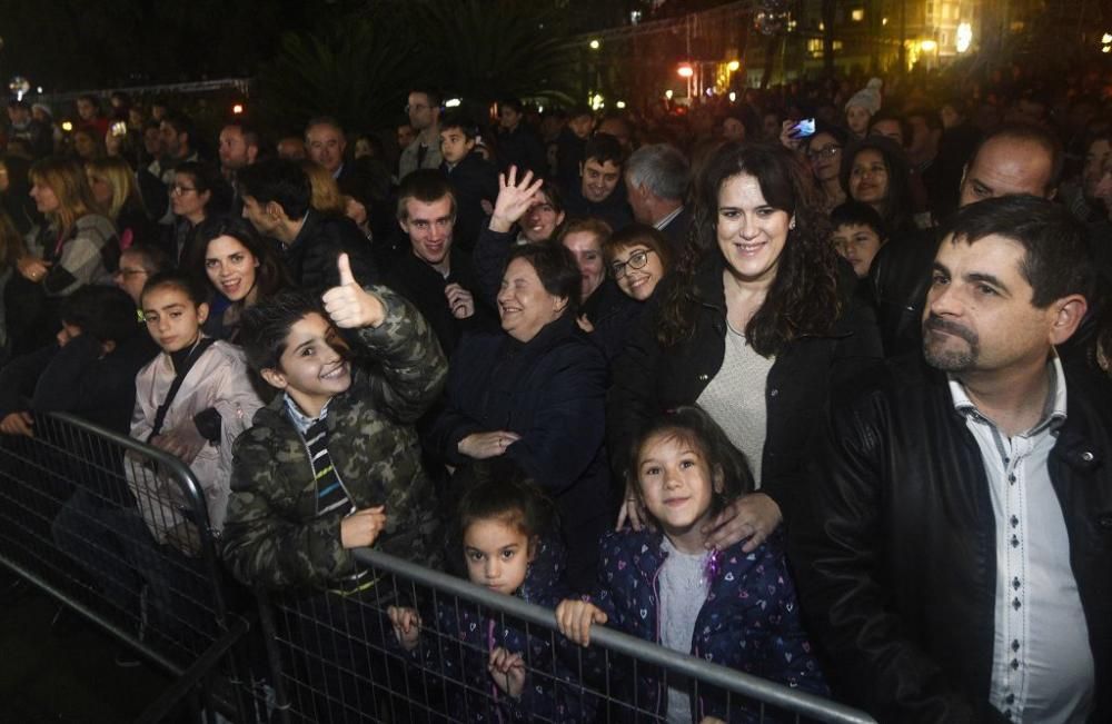 Encendido del árbol de la Circular en Murcia