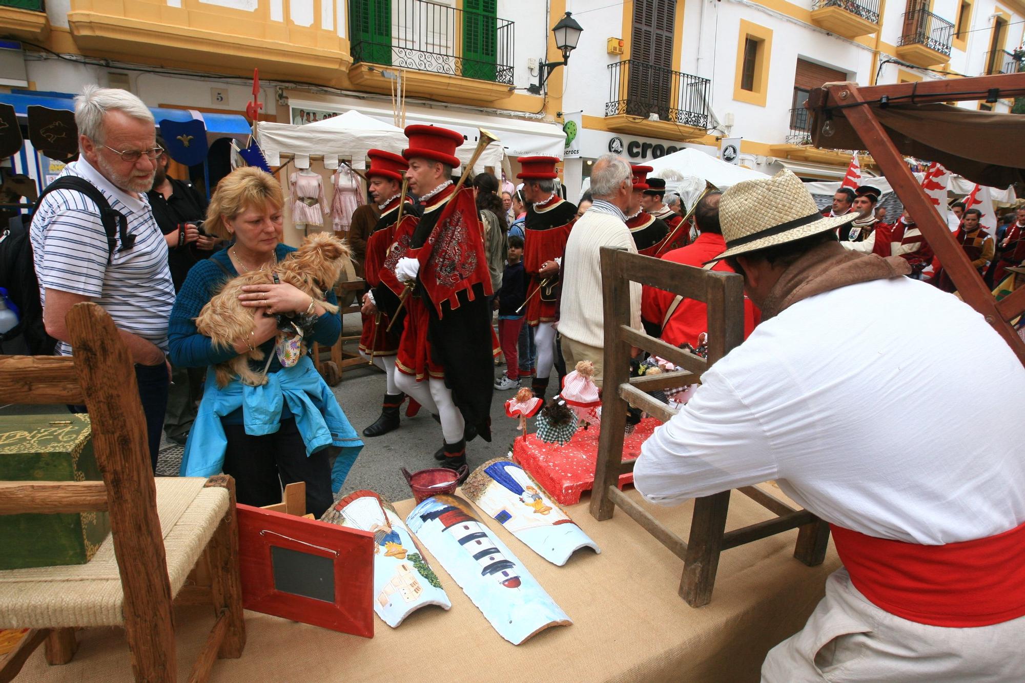 Edición de 2011 de la Feria Medieval de Ibiza.