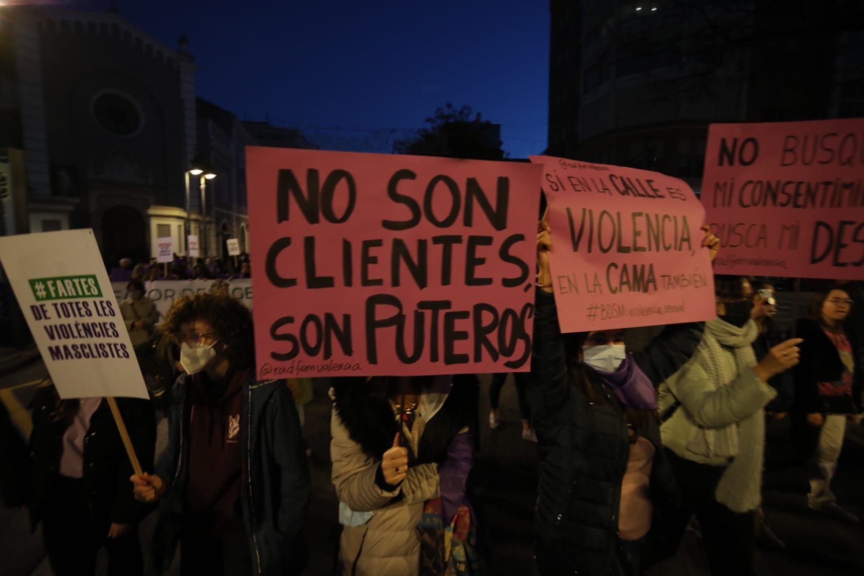 Arranca la manifestación del 8M en València