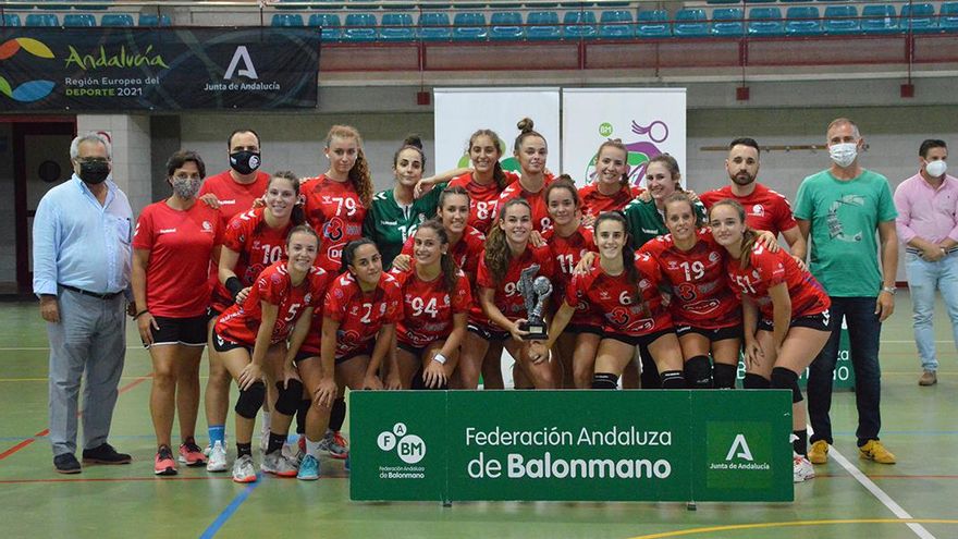 El Deza CBN, subcampeón de la Copa de Andalucía femenina de balonmano.