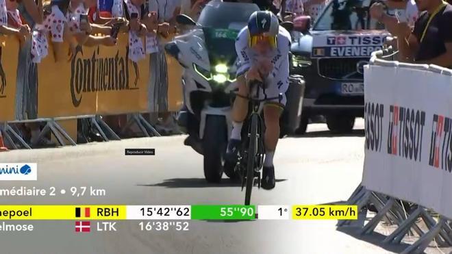 Evenepoel destroza la contrarreloj del Tour