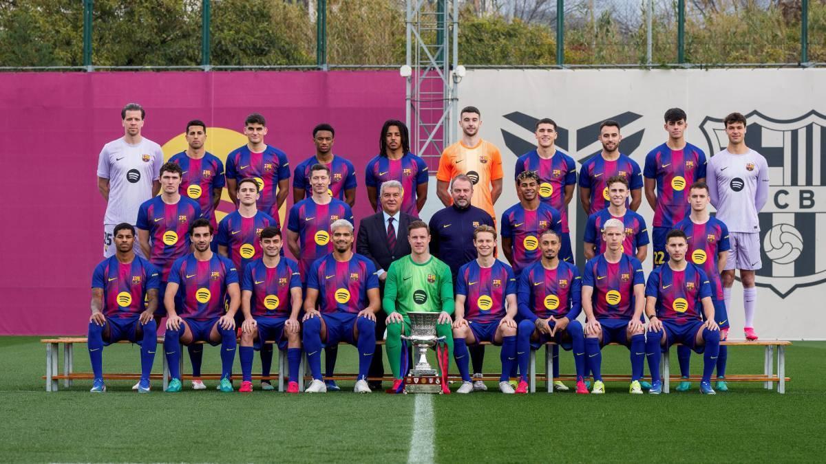 El Barça se hace la foto oficial de la temporada 2025/26
