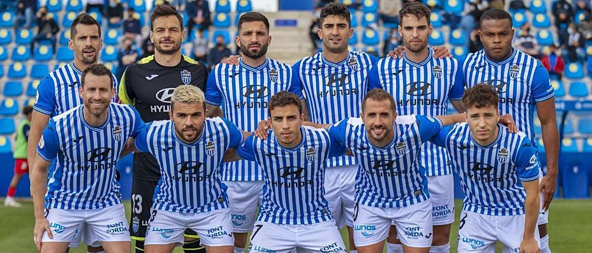 El once del Atlético Baleares que Xavi Calm ha alineado en los tres últimos encuentros.