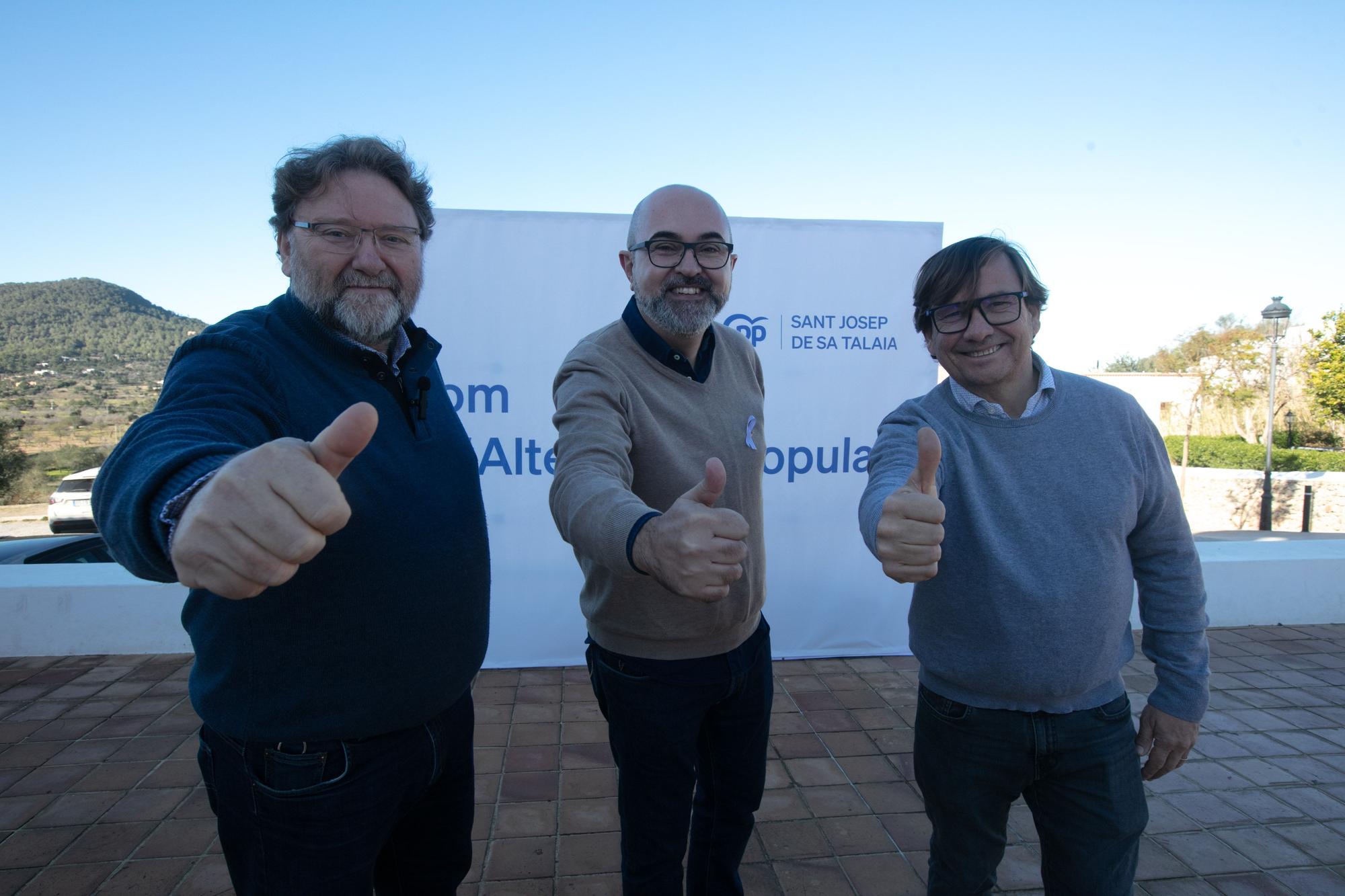 Presentación de Alianza PP y alternativa insular en Sant Josep