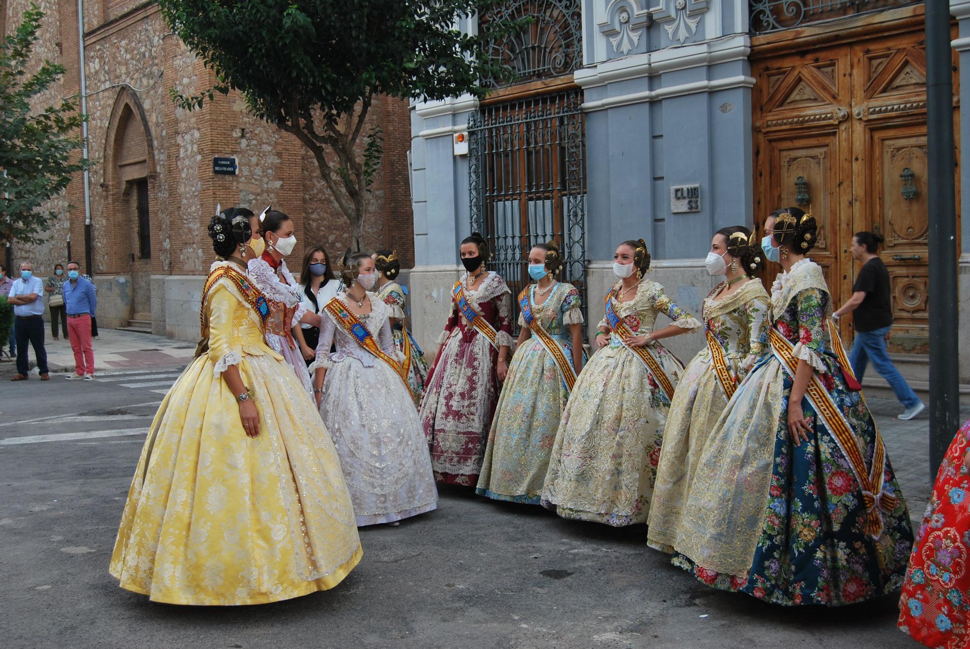 Acto de inauguración de las fiestas josefinas que se celebran del 8 al 12 de octubre en Burriana