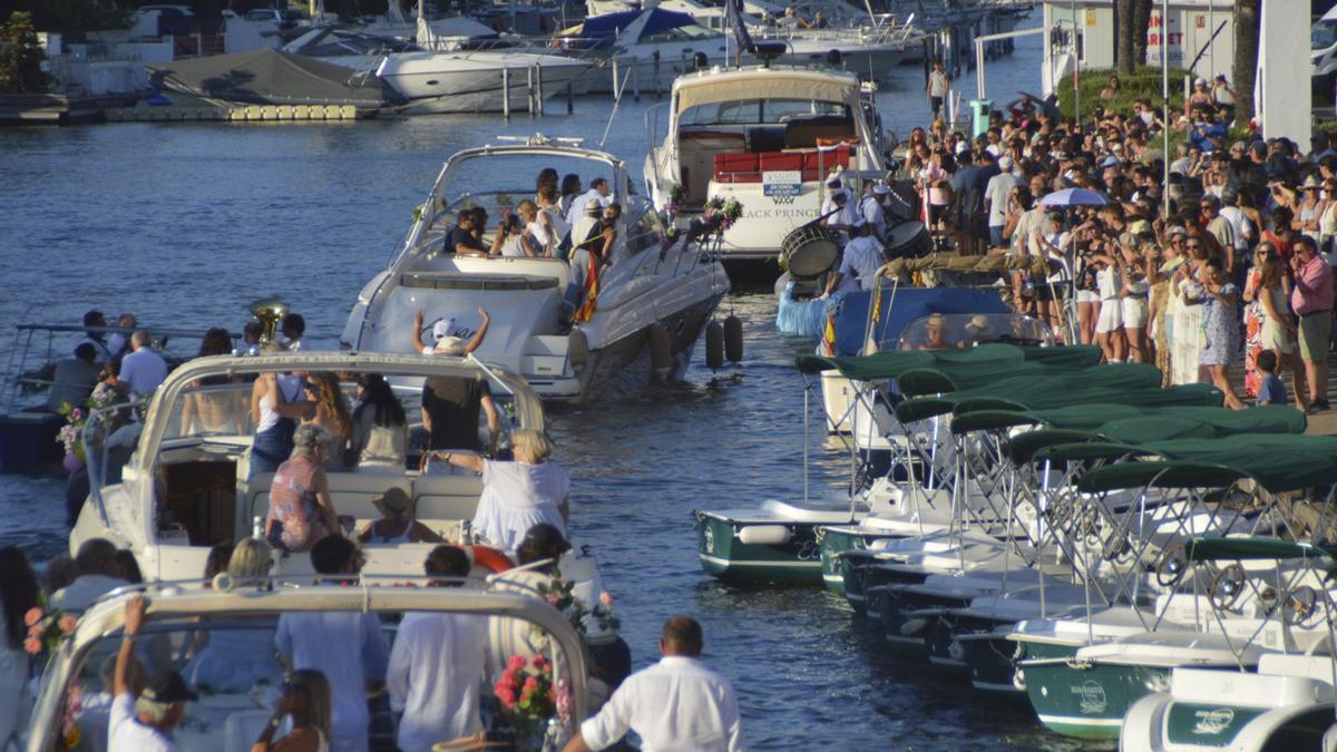 La Processó del Carme  a Empuriabrava el 2025.