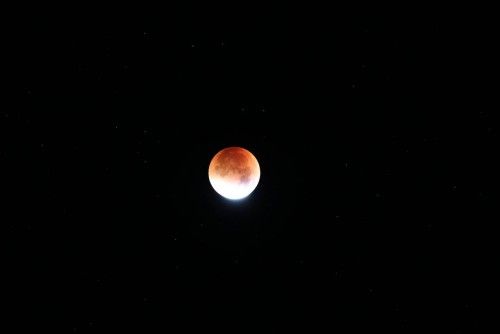 Eclipse de superluna en Galicia