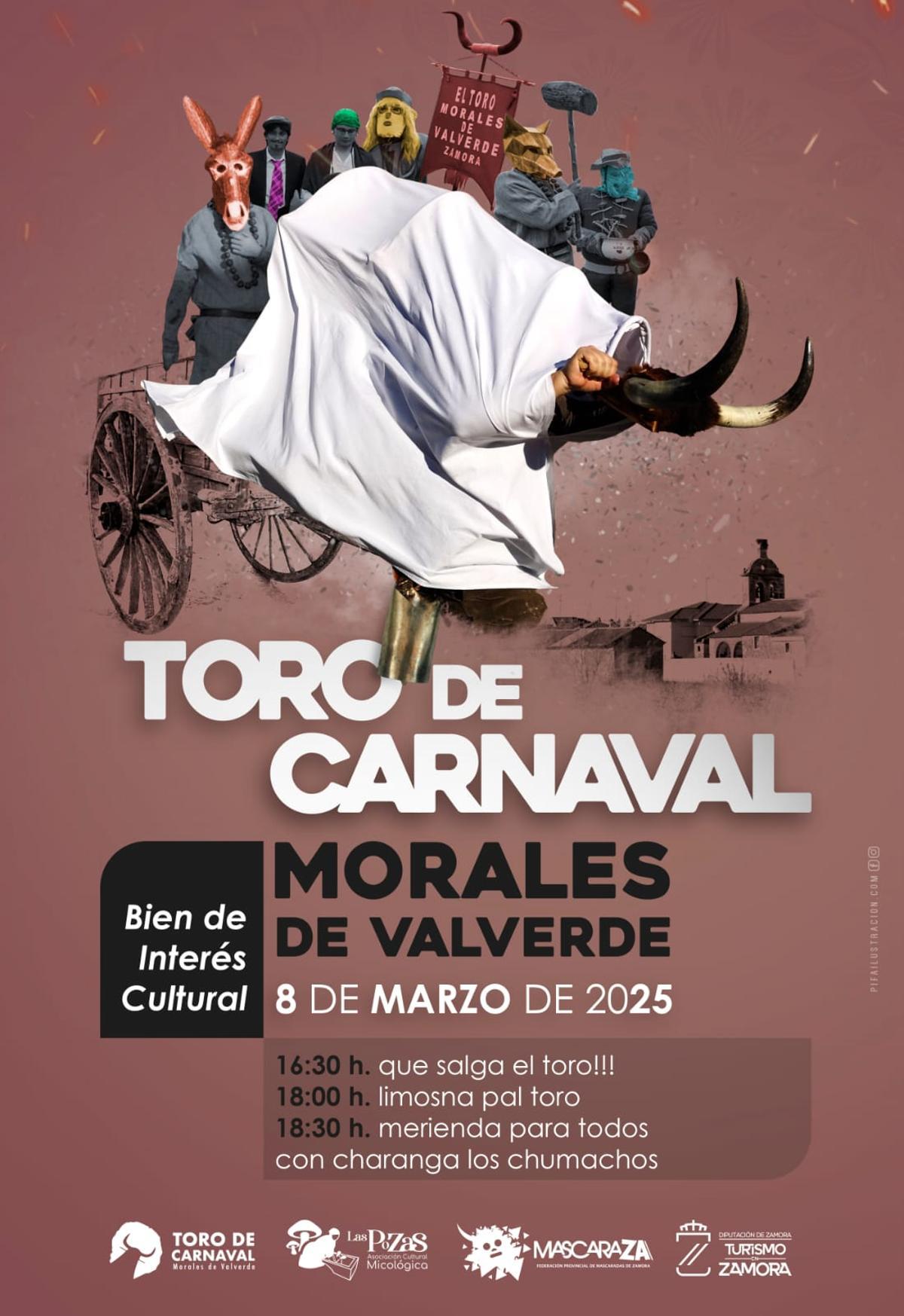 Cartel de la fiesta de Morales de Valverde.