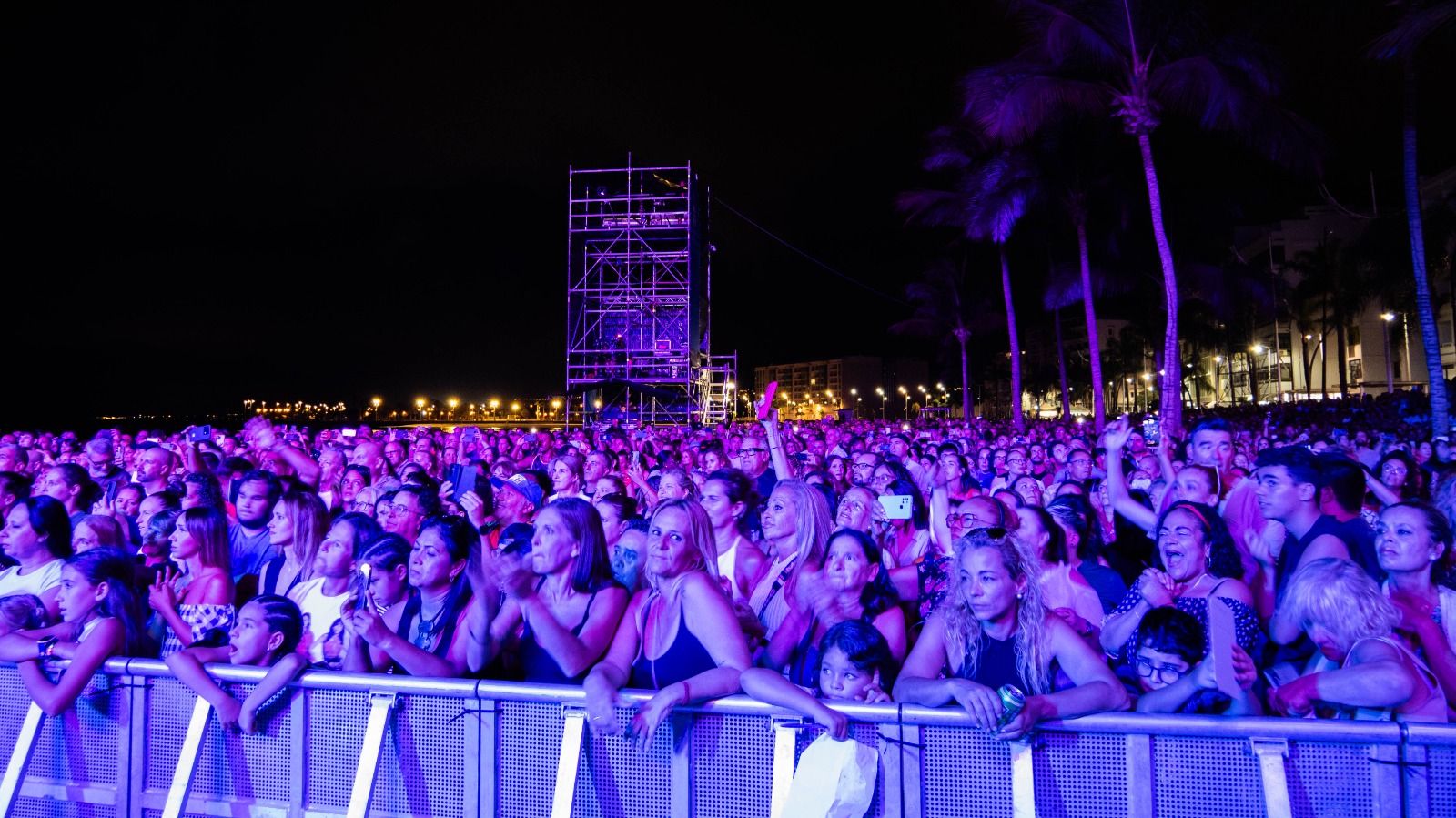 Concierto de Camela en las Fiestas de San Ginés 2024 en Arrecife