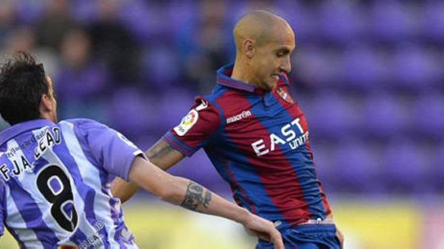 André Leao y Natxo Insa, en el partido de Valladolid