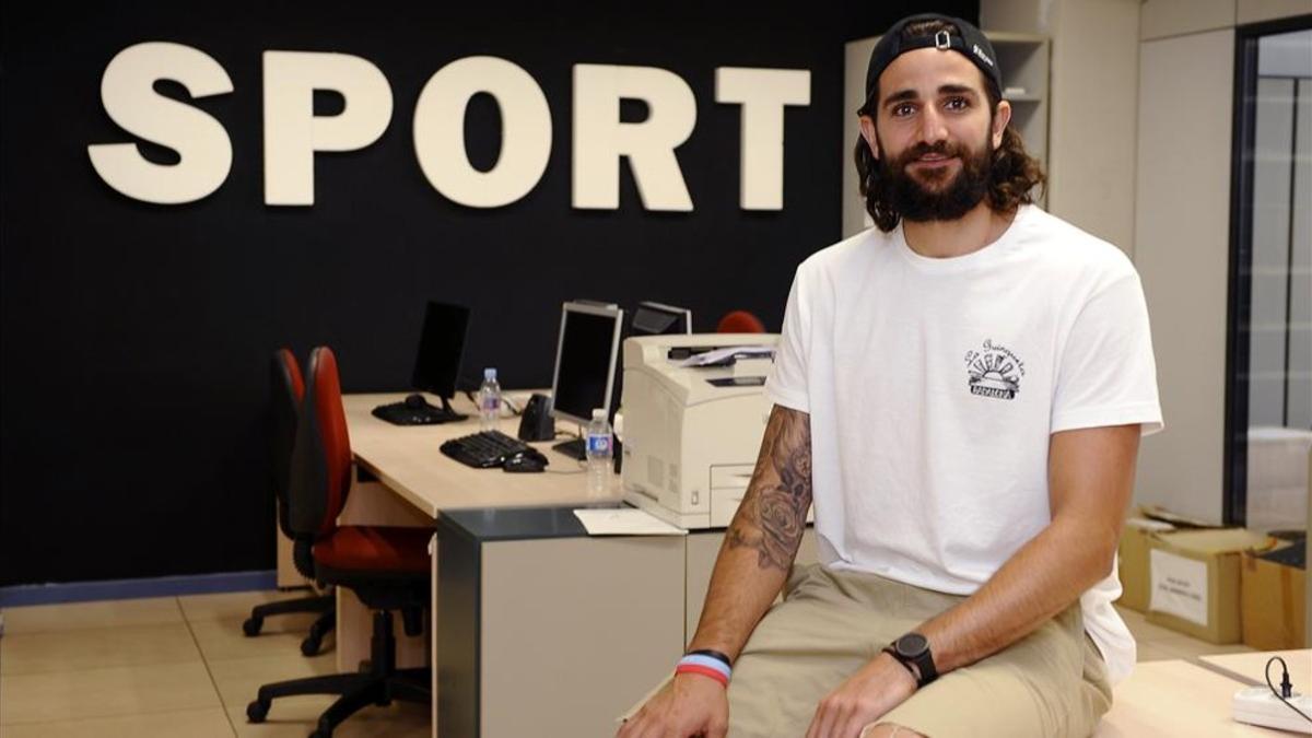 Ricky Rubio visitó la redacción de SPORT