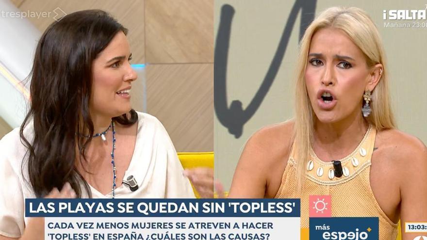 'Espejo Público' vive un tenso choque entre Afra Blanco y Carla Restoy: “¿Eres capaz de dejar de ser una faltona?”
