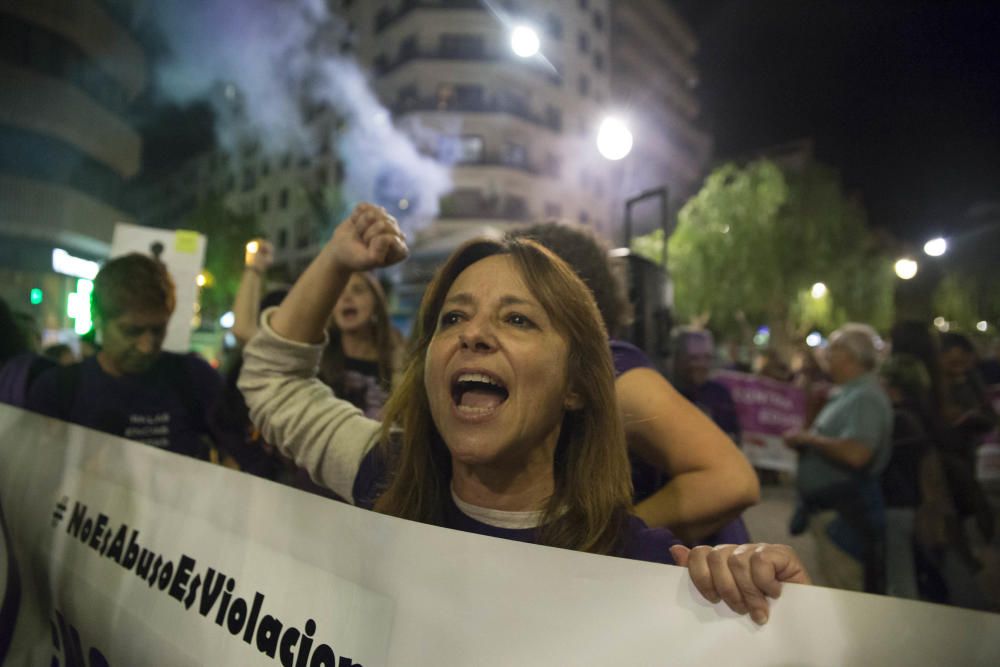 Manifestación contra la violencia machista