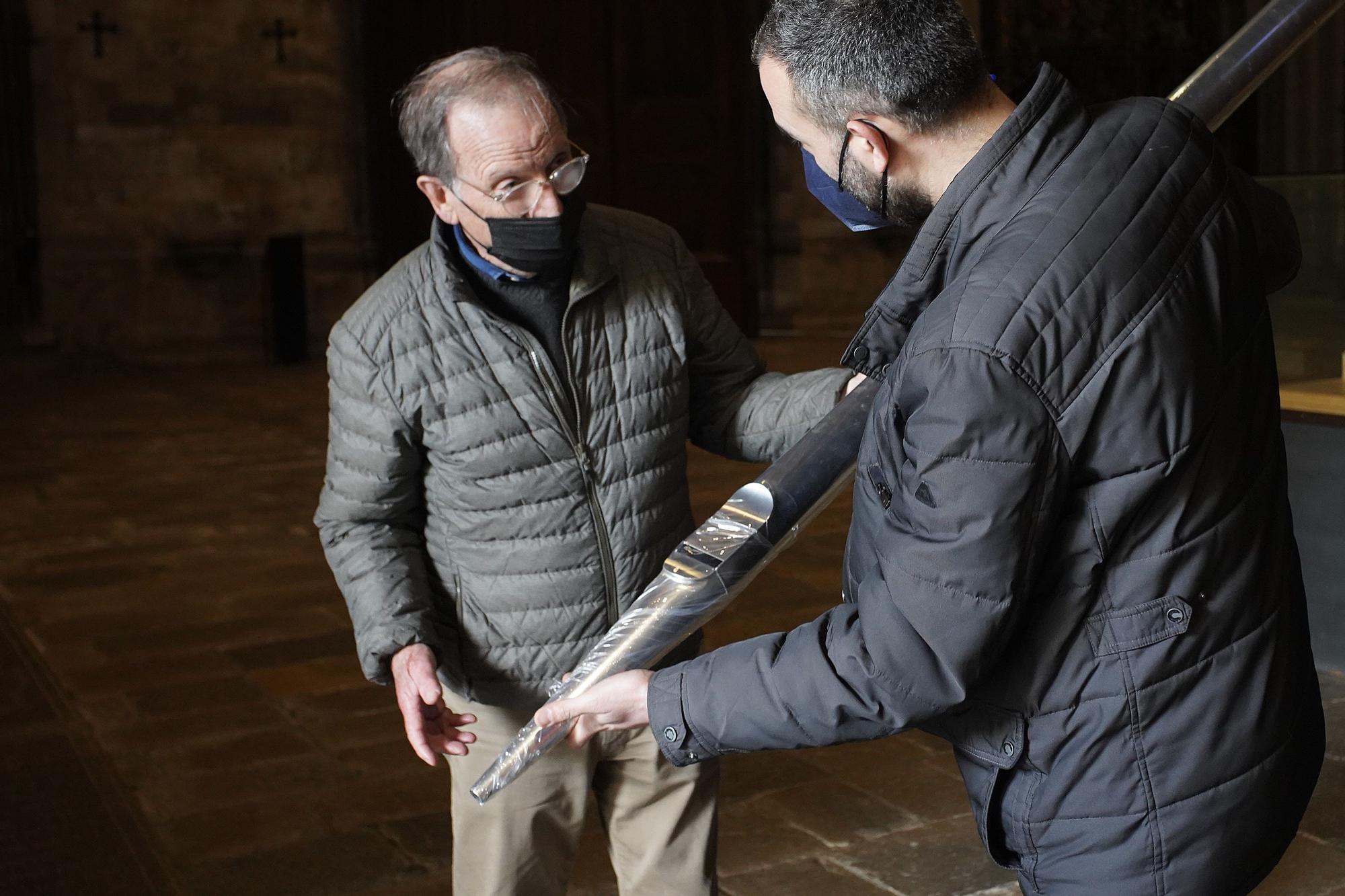 Fil a l’agulla per acabar l’orgue de la Catedral setanta-nou anys després