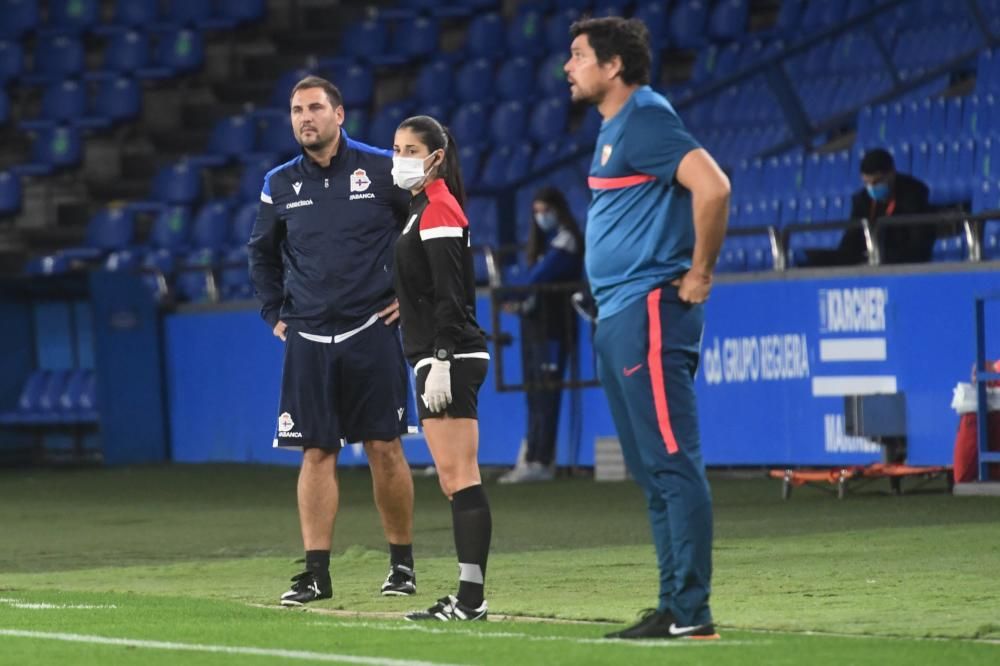 El Dépor Abanca cae en Riazor ante el Sevilla